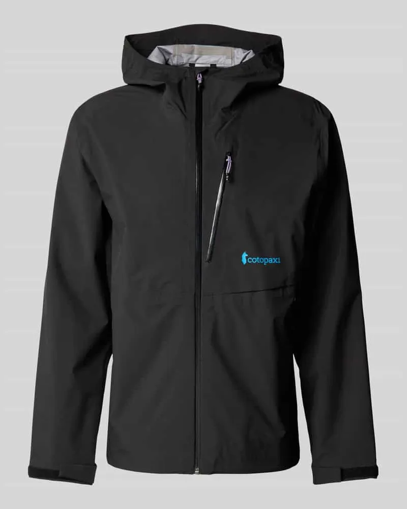 Cotopaxi Regenjacke mit Label-Print Black