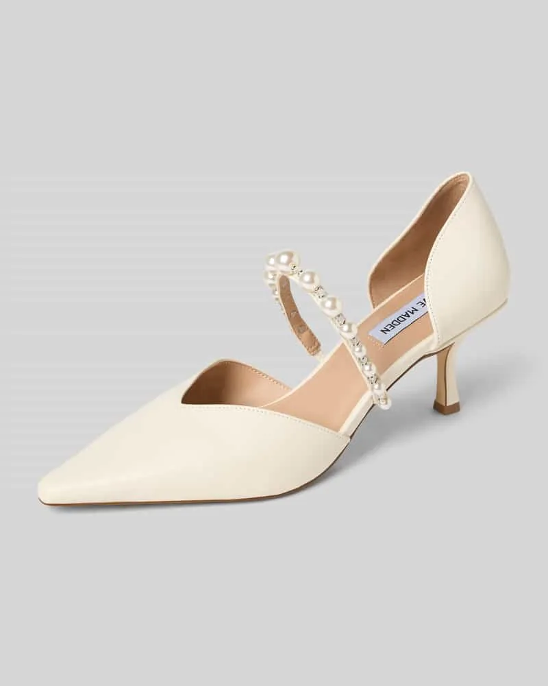 Steve Madden Pumps mit strukturierter Sohle Modell 'Amoura Offwhite