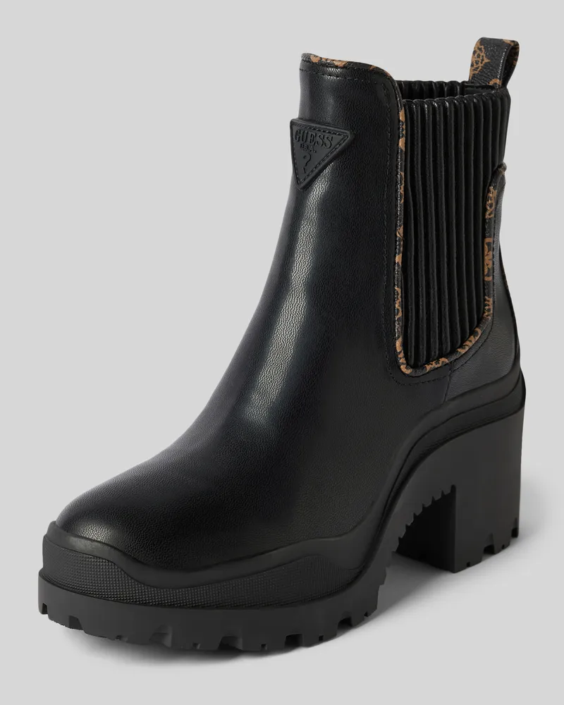 Guess Stiefeletten mit Label-Patch Modell 'YVETTEN Black