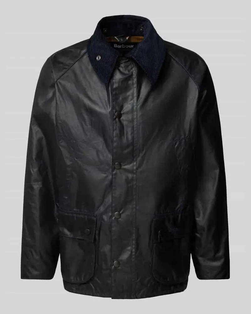 Barbour Jacke mit Pattentaschen Modell 'BEDALE Marine