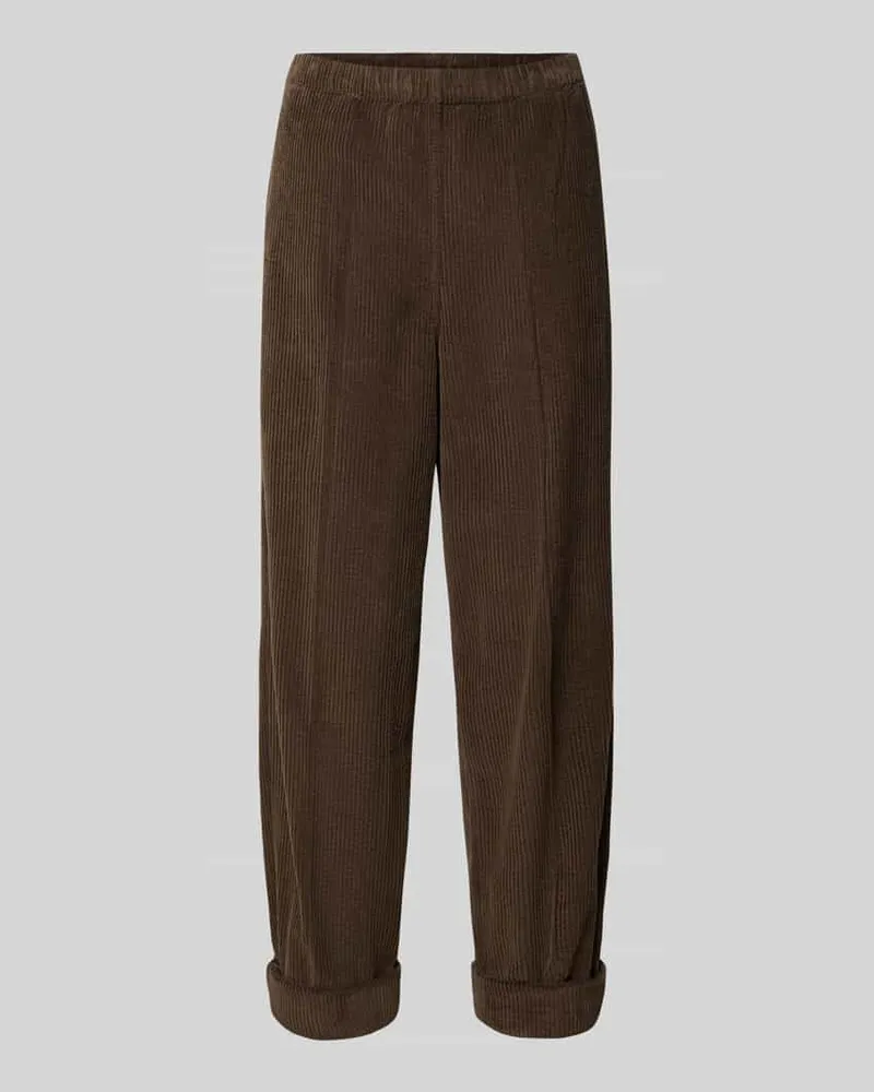 American Vintage Cordhose mit elastischem Bund Modell 'PADOW Schoko
