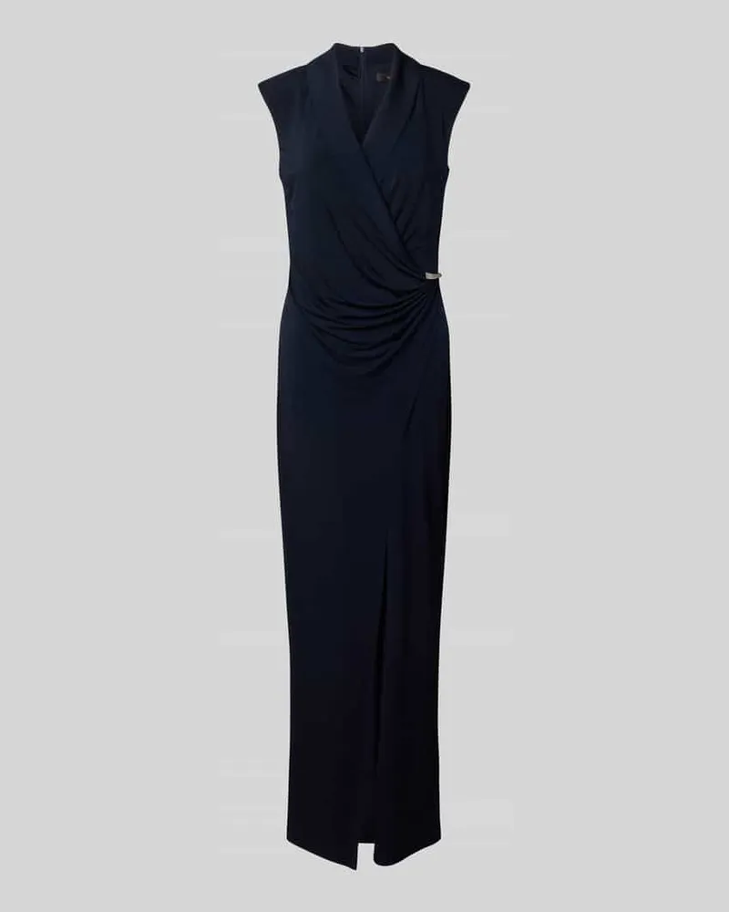 Vera Mont Jumpsuit mit seitlicher Raffung Dunkelblau