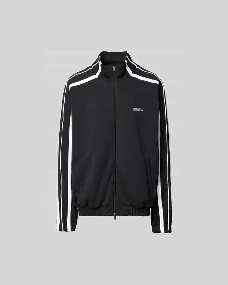 VETEMENTS Regular Fit Jacke mit Logo-Stitching Black