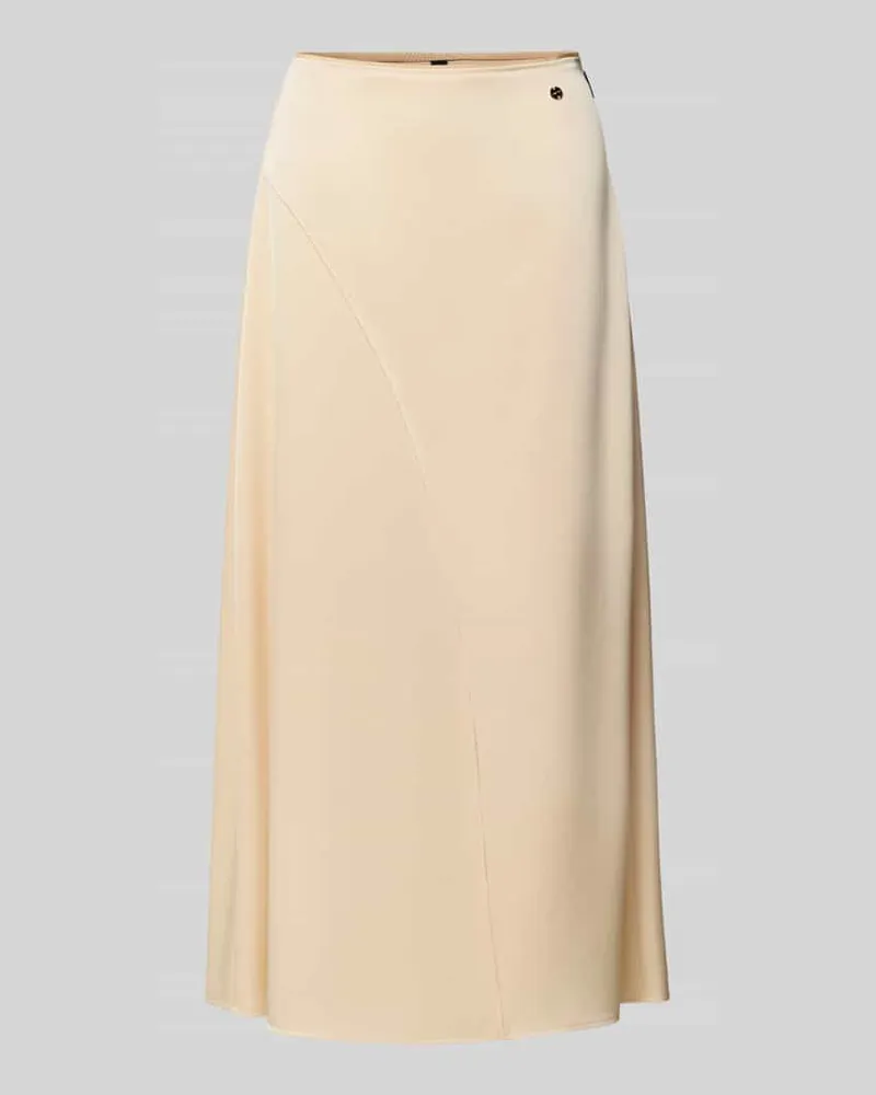 Marc Cain Midirock mit Logo-Applikation Ecru