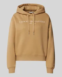 Tommy Hilfiger Hoodie mit Kapuze Camel