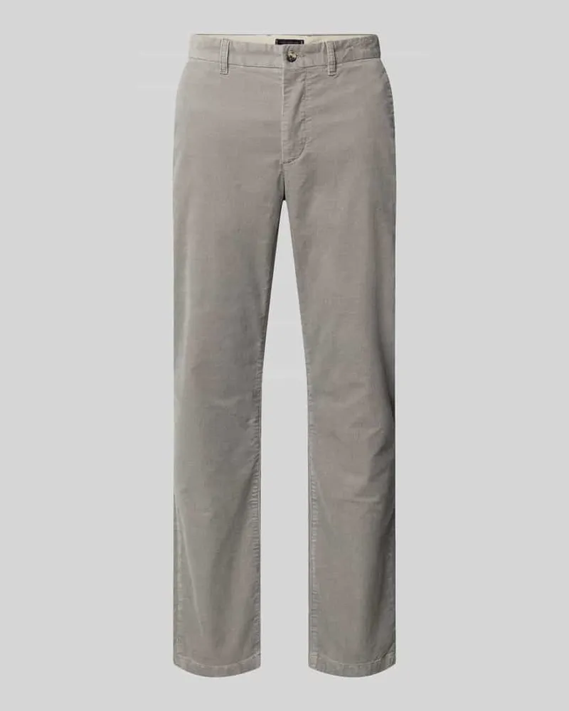 Tommy Hilfiger Straight Leg Cordhose aus Baumwoll-Mix Modell 'DENTON Mittelgrau