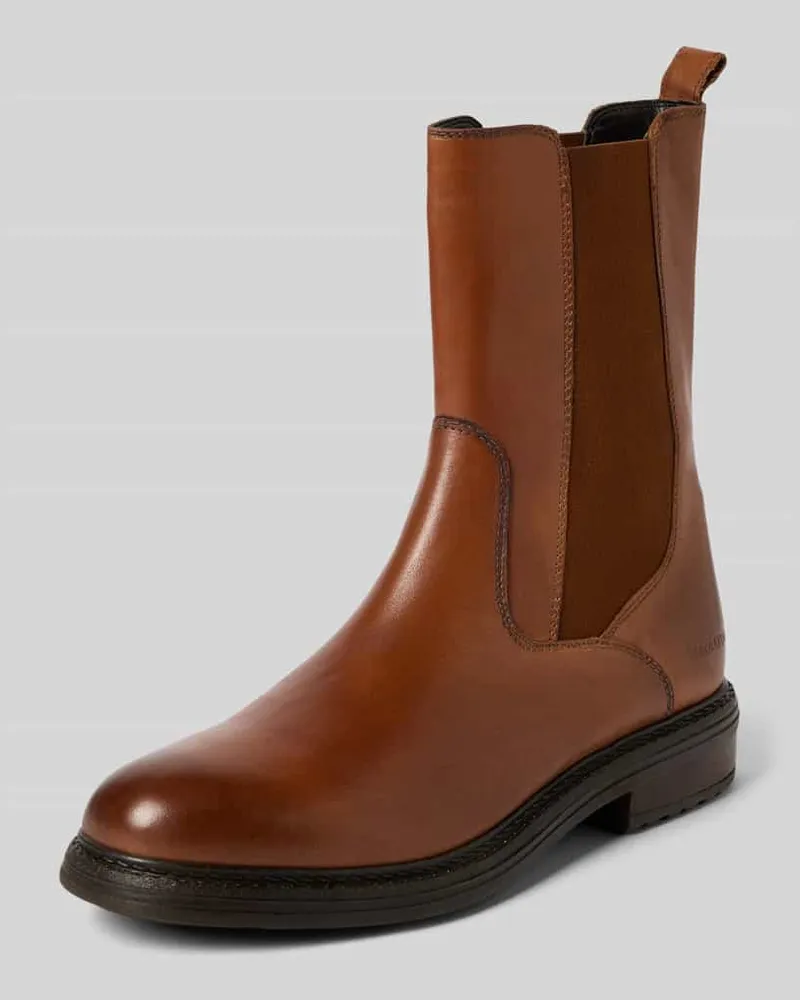 Marc O'Polo Chelsea Boots aus Rindsleder Modell 'COSI Cognac