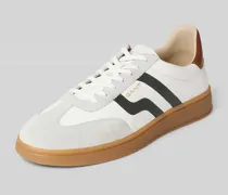 Sneaker aus Leder im Retro-Look