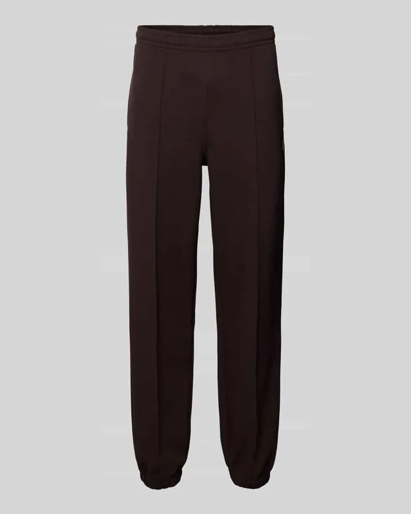 Lacoste Regular Fit Sweatpants aus Baumwoll-Mix Schoko