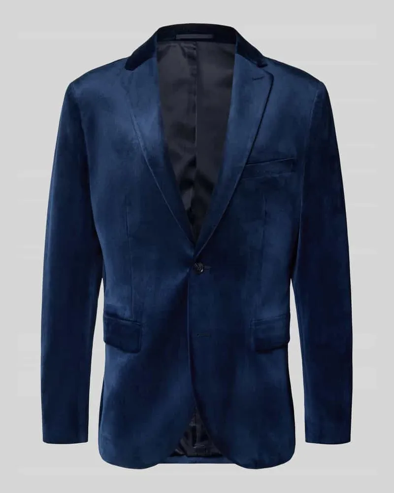 Matinique 2-Knopf-Sakko mit Reverskragen Modell 'george Dunkelblau