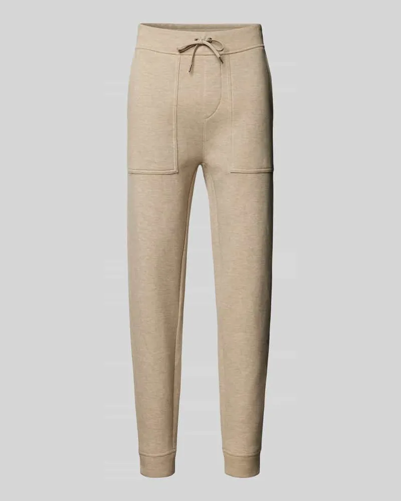 Ralph Lauren Sweathose mit elastischem Bund Beige