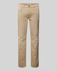 Brax Straight Fit Jeans mit Stretch-Anteil Modell 'CHUCK Beige