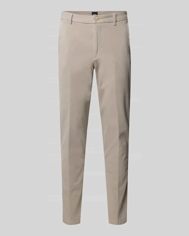 HUGO BOSS Slim Fit Hose aus Baumwoll-Mix Modell 'KAITON1 Beige