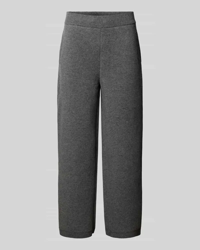 Lacoste Loose Fit Sweatpants aus Woll-Mix Mittelgrau