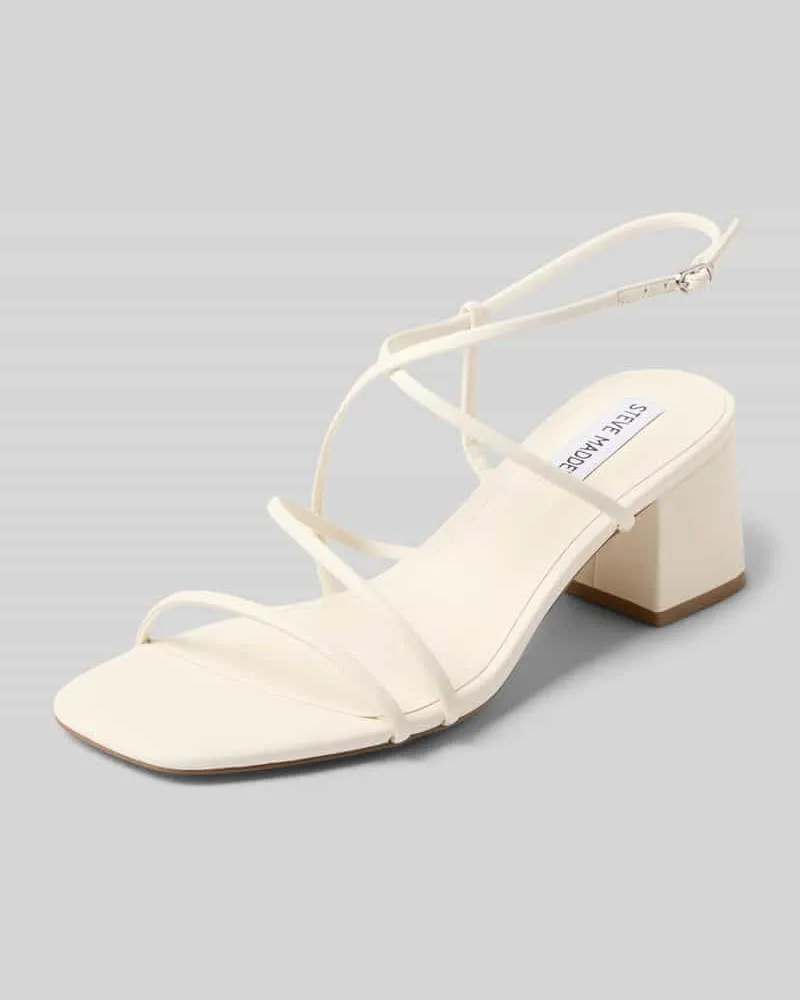 Steve Madden Sandaletten mit Keilabsatz Modell 'Remmi Offwhite
