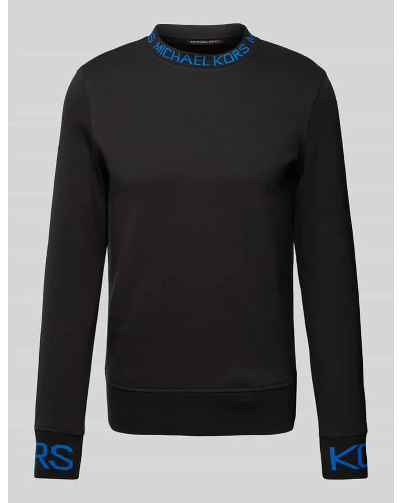Michael Kors Sweatshirt mit Label-Print Black