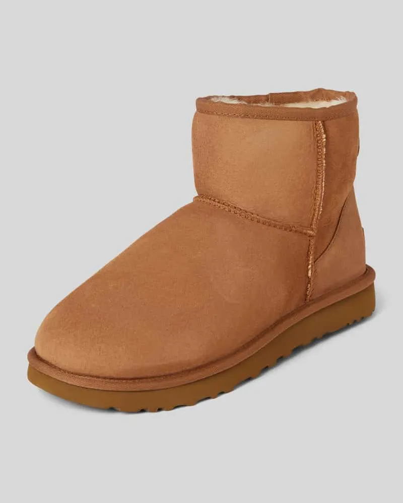 UGG Boots aus Leder Modell 'CLASSIC MINI Camel