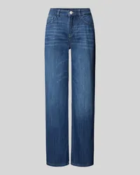 OPUS Regular Fit Jeans mit Eingrifftaschen Modell 'Maudea Jeansblau