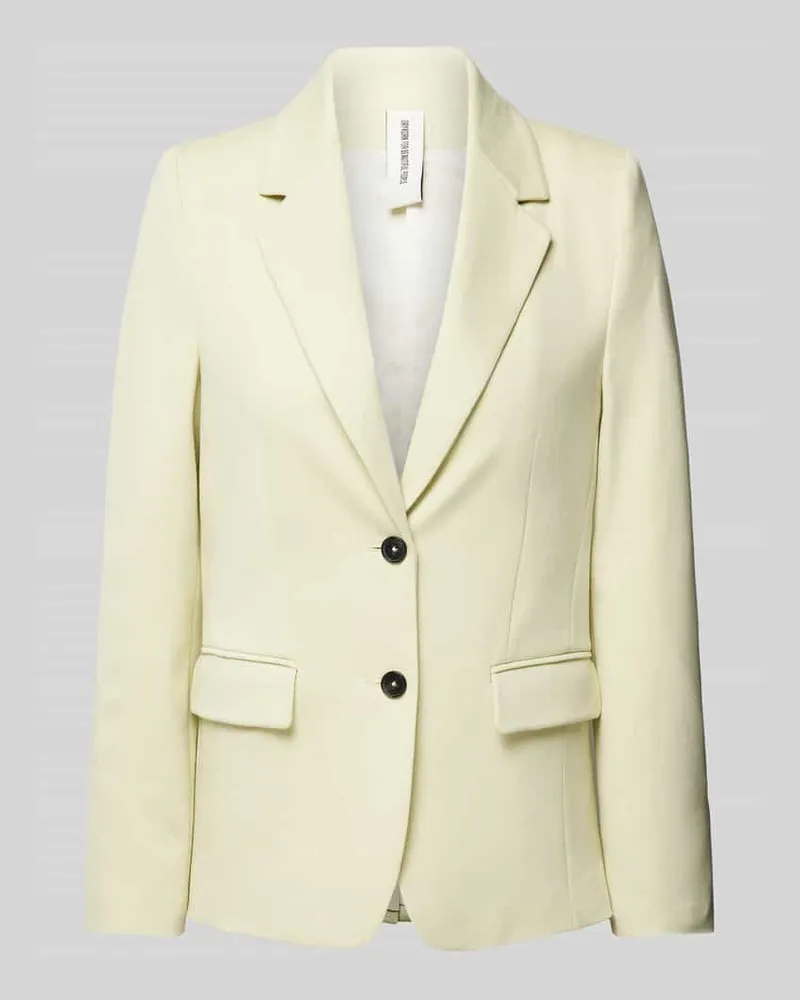 Drykorn Blazer mit Knopfleiste Modell 'BUNDREY Pastellgelb