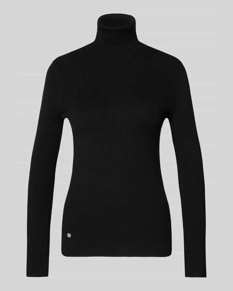 Ralph Lauren Strickpullover mit Seiden-Anteil Modell 'ZOE Black