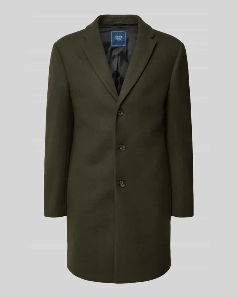 McNeal Relaxed Fit Mantel aus reiner Baumwolle Khaki