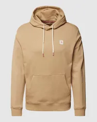 Scotch&Soda Hoodie mit Logo-Badge Beige