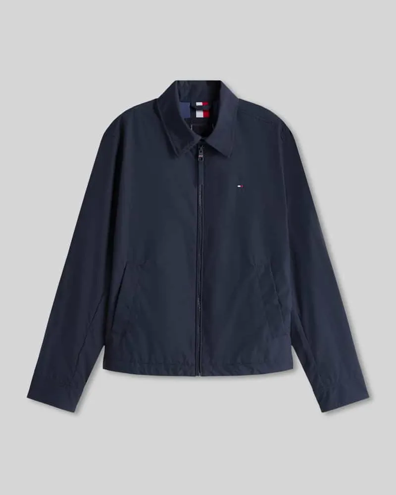 Tommy Hilfiger Regular Fit Blouson mit Logo-Stitching Modell 'IVY Dunkelblau