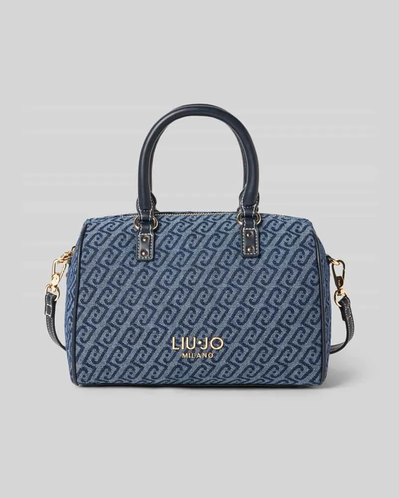 Liu Jo Satchel in Denim-Optik Modell 'Evrim Dunkelblau