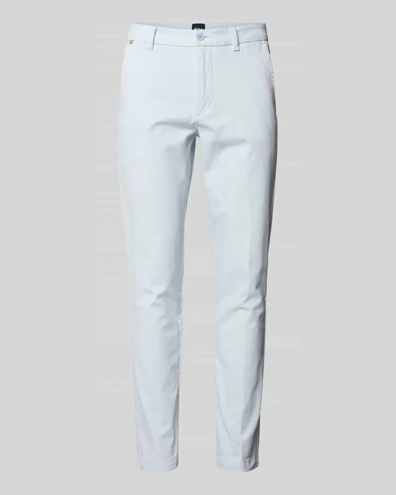 HUGO BOSS Slim Fit Schmale Hose aus Baumwoll-Mix Modell 'KAITON1 Flieder