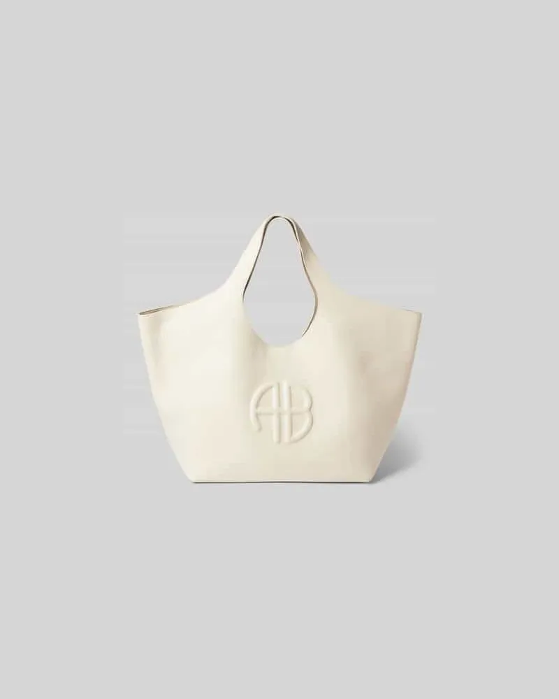 Anine Bing Handtasche mit Label-Detail Beige