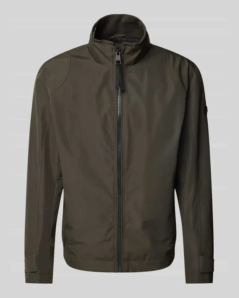Strellson Jacke mit Stehkragen Modell 'Lucca Oliv