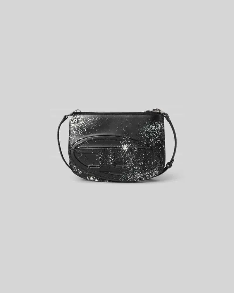 Diesel Crossbody Bag mit Label-Detail Black