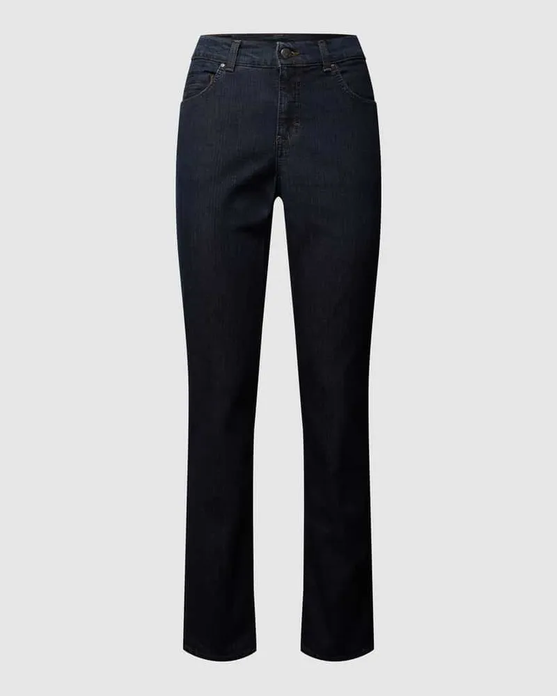 ANGELS  Skinny Fit Jeans mit Label-Patch Marine