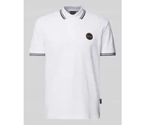 Regular Fit Poloshirt mit Label-Badge Modell 'MACAS