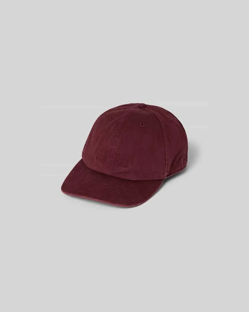 Maison Margiela Basecap mit Label-Stitching Bordeaux