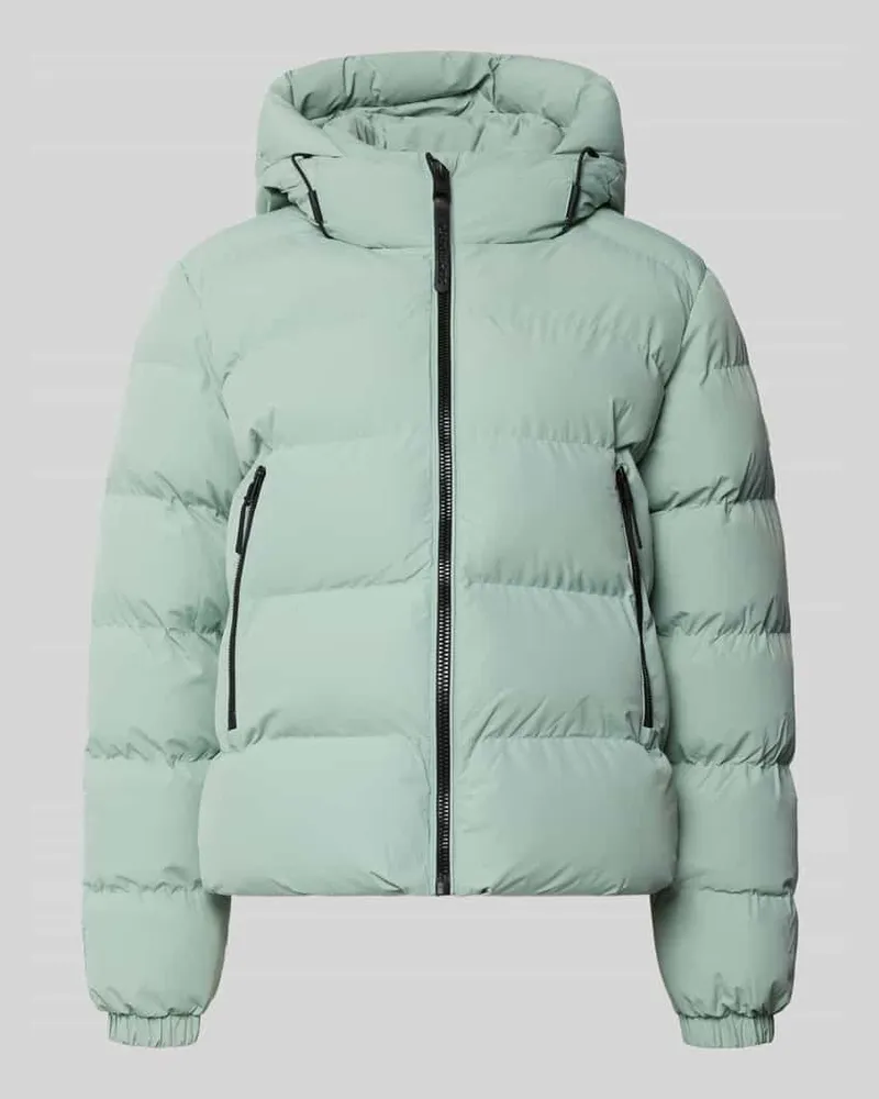 Superdry. Regular Fit Jacke in Stepp-Optik Lind