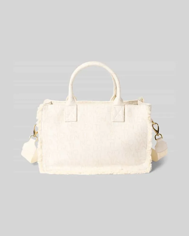 Valentino Bags Tote Bag mit Baumwoll-Anteil Modell 'SHYLA Weiss