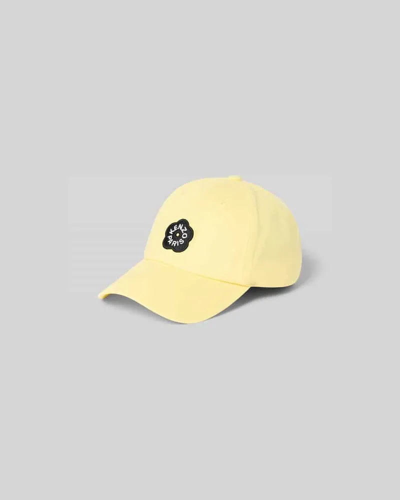 Kenzo Basecap aus reiner Baumwolle Hellgelb