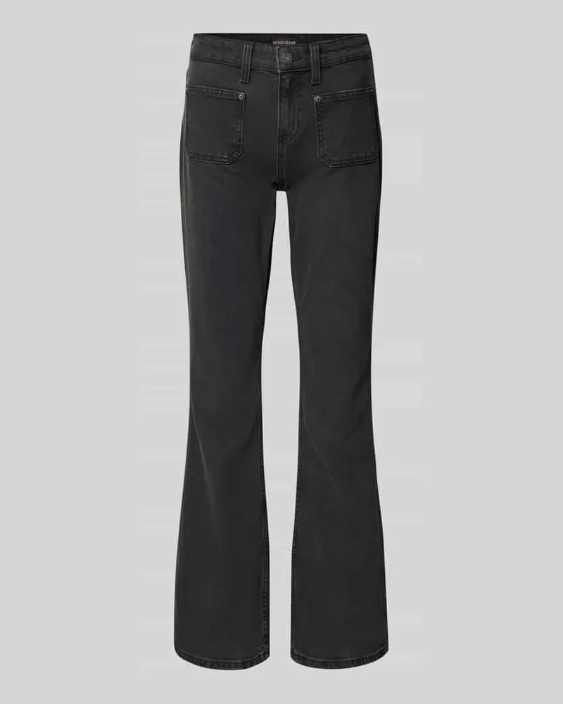 Guess Bootcut Jeans mit Eingrifftaschen Anthrazit