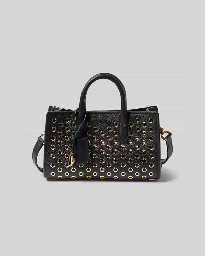 Michael Kors Handtasche mit Label-Applikation Modell 'SCARLETT Black