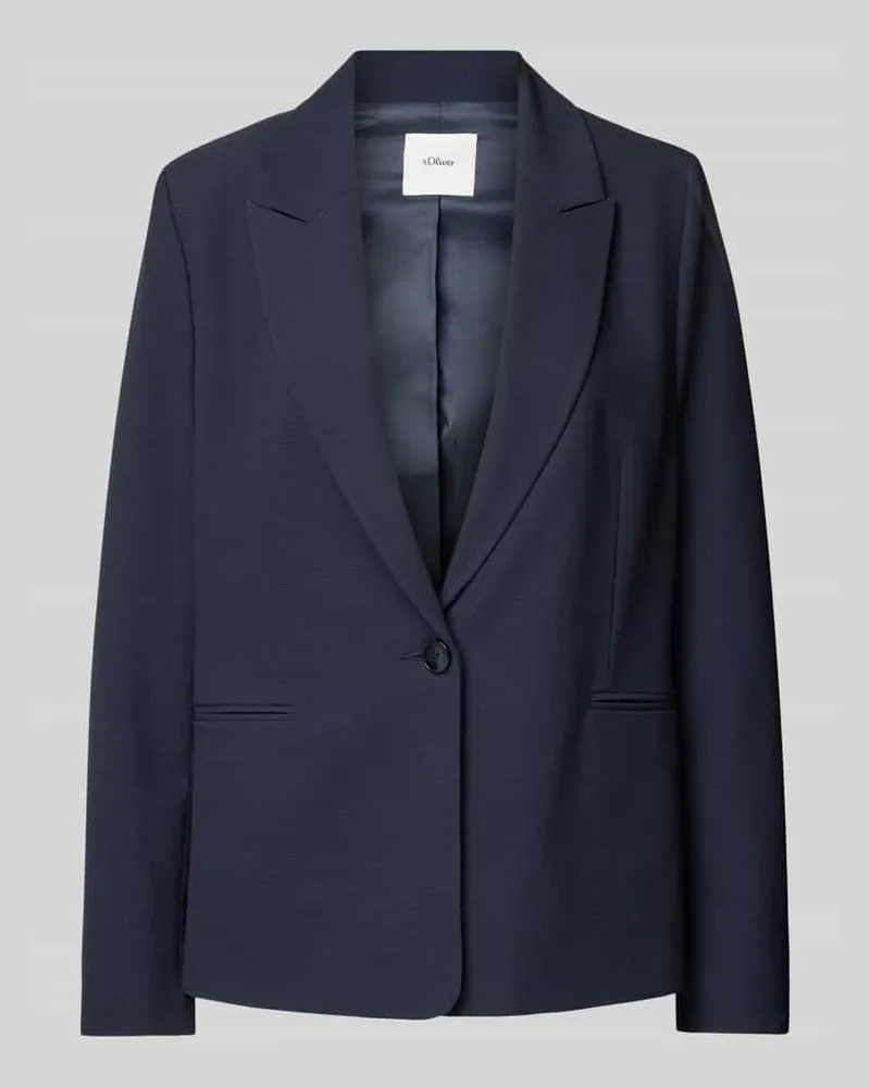 S.Oliver Blazer mit Reverskragen Marine