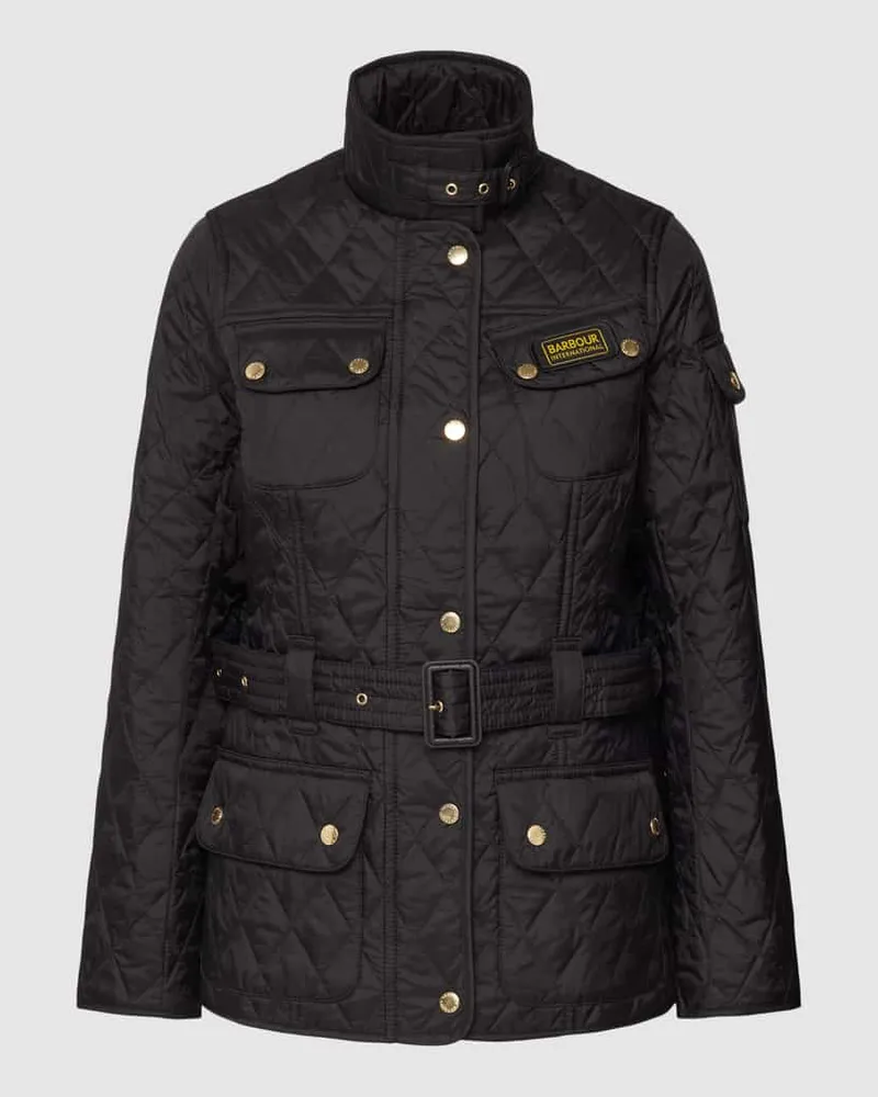 Barbour Jacke mit Pattentaschen Black