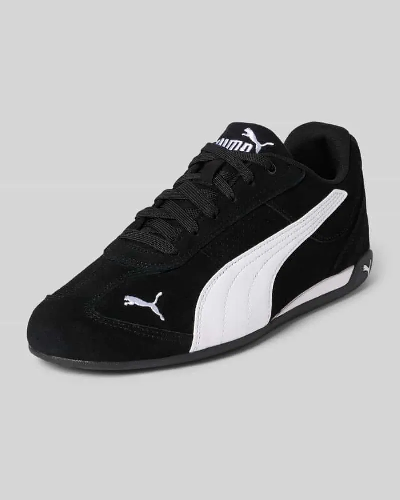 Puma Sneaker aus Leder-Mix Modell 'Replicatch Black