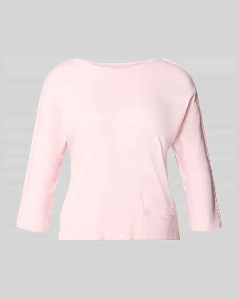 Marc Cain T-Shirt mit 3/4-Arm Rosa