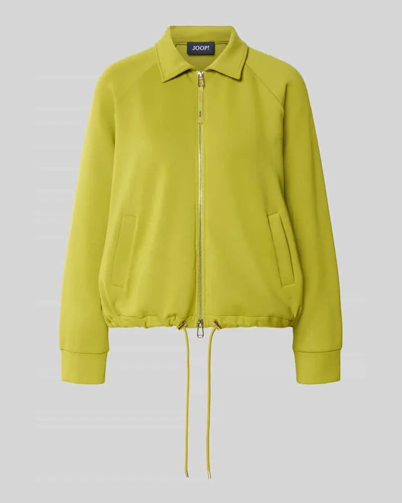 JOOP! Sweatjacke mit Zweiwege-Reißverschluss Modell 'Taimi Gruen