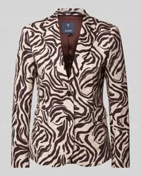 JOOP! Blazer mit Allover-Print Beige