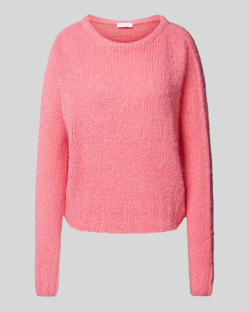 Rich&Royal Strickpullover mit Rundhalsausschnitt Rosa