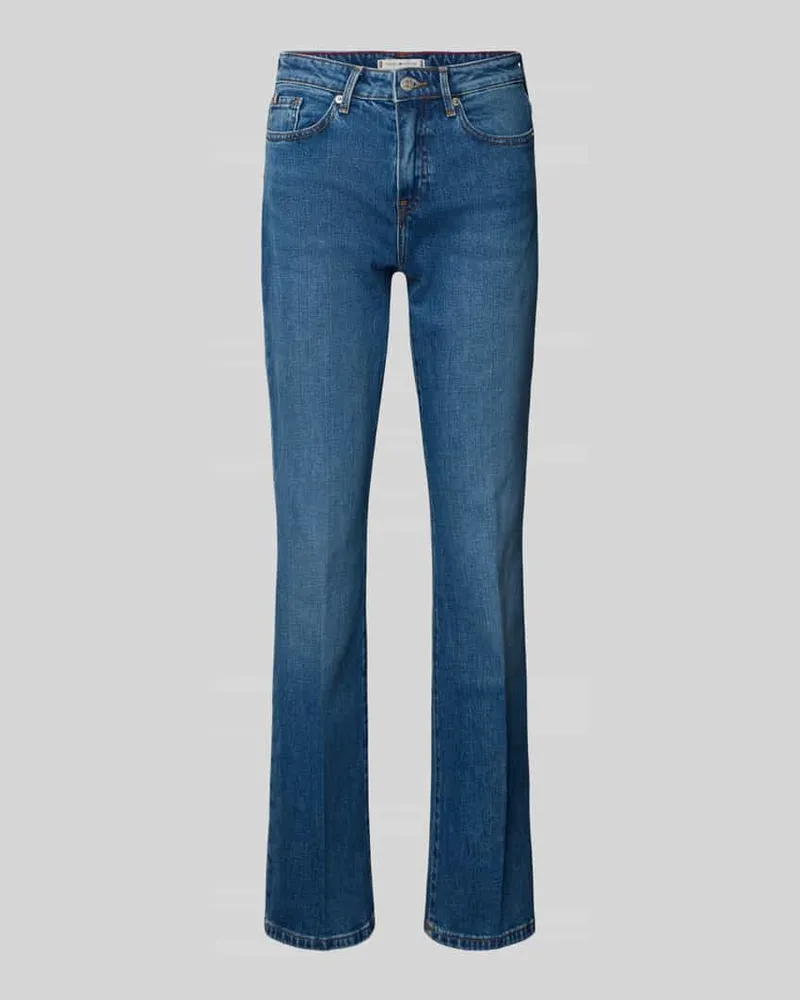 Tommy Hilfiger Bootcut Jeans mit mittelhohem Bund Bleu