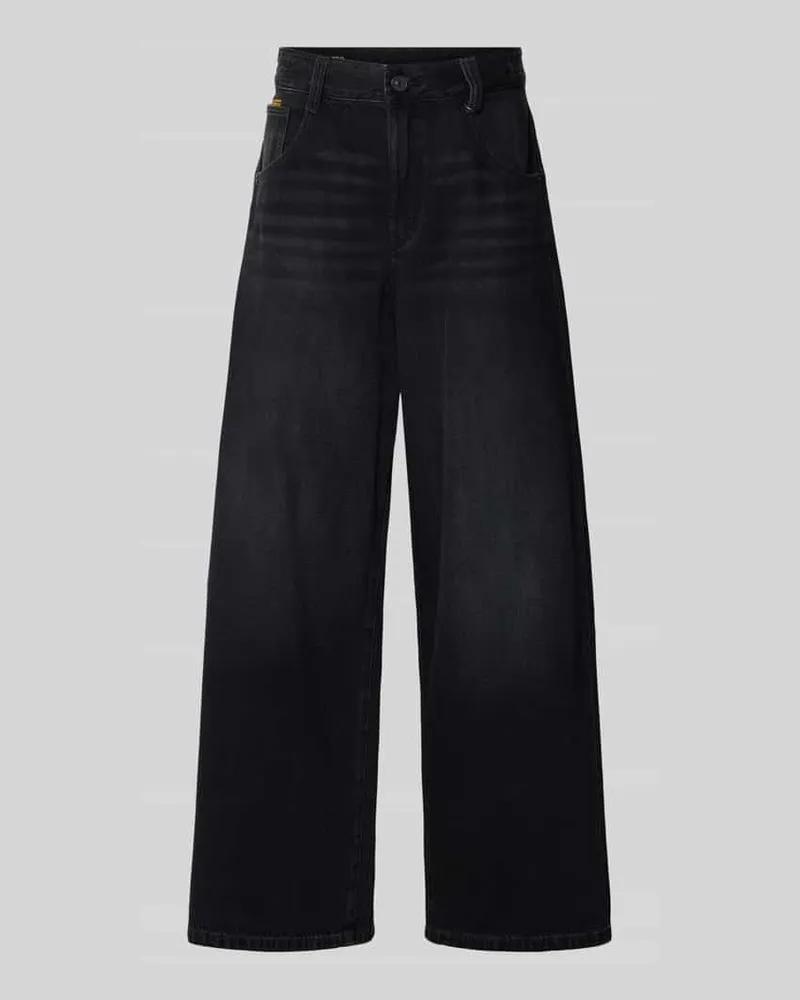 G-STAR RAW High Loose Fit Jeans mit Label-Detail Modell 'Skater Black