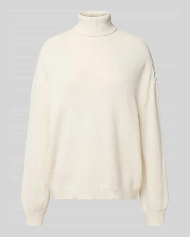 Liu Jo Strickpullover mit Rollkragen Offwhite